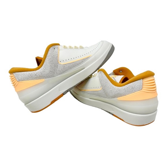 Air Jordan 2 Retro Low DV9956118 Sail/Light Curry/Cobblestone/Melon Tint Size 14 - Picture 6 of 9